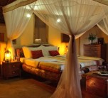 Guestroom interior at Tortilis Camp, Kenya