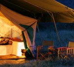 Tent Exterior at Sanctuary's Luxury Mobile Camp